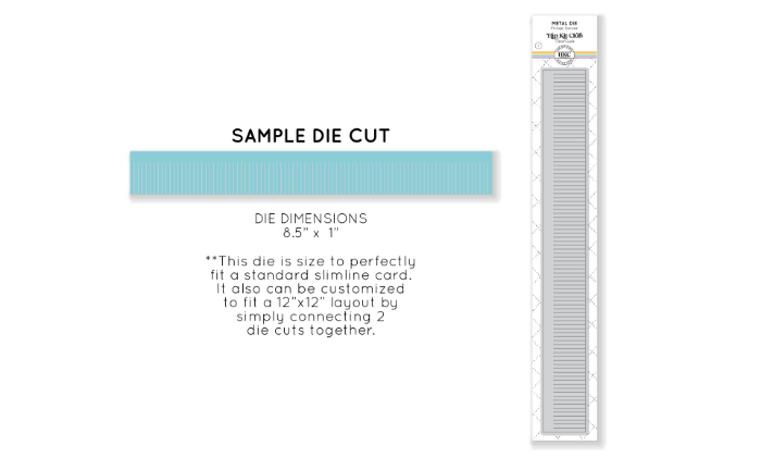 June 2023 Fringe Border Metal Die