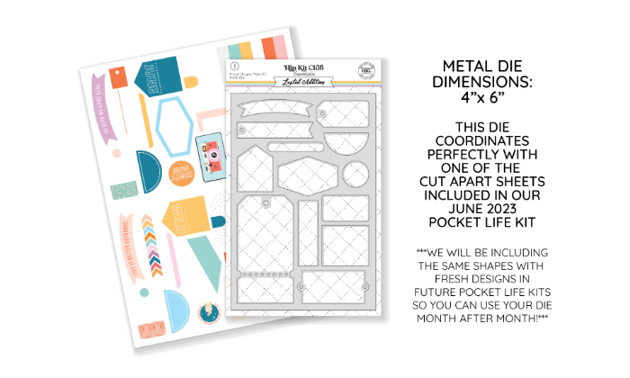 Picture of Pocket Life Cut Apart Metal Die Style 3