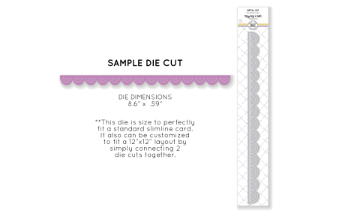 Scallop Border Metal Die 