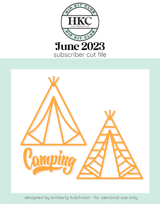 Picture of June 2023 - Teepee Cut File