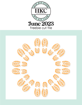June 2023 Hiking Boot Print