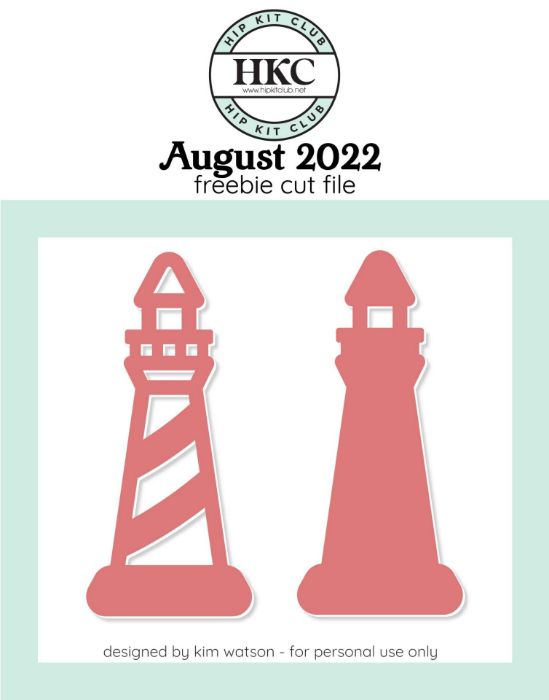 Picture of August 2022 Lighthouse Cut File (Free when registered)     