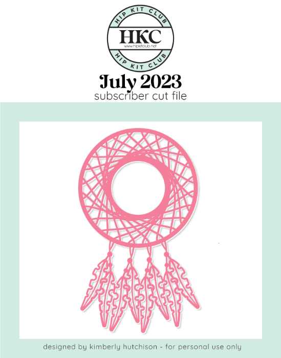 Picture of July 2023 Dreamcatcher Cut File 