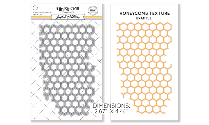 Picture of August 2023 Honeycomb Texture Metal Die