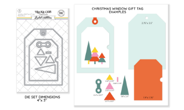 Christmas Window Gift Tag Die 
