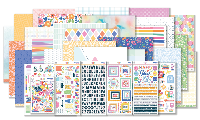 Hip Kit Club Monthly Subscription - Perfectly Coordinated Scrapbooking Kits  with Exclusive Products - Hip Kit Club Scrapbook Kit Club