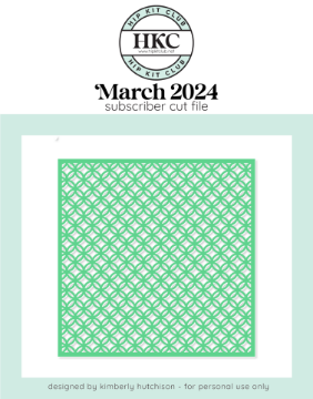 March 2024 Geometric Background Cut File