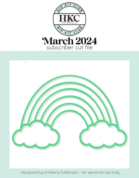 March 2024 Rainbow Cut File