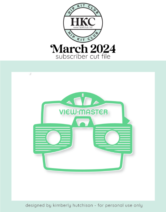 Picture of March 2024 Viewmaster Cut File
