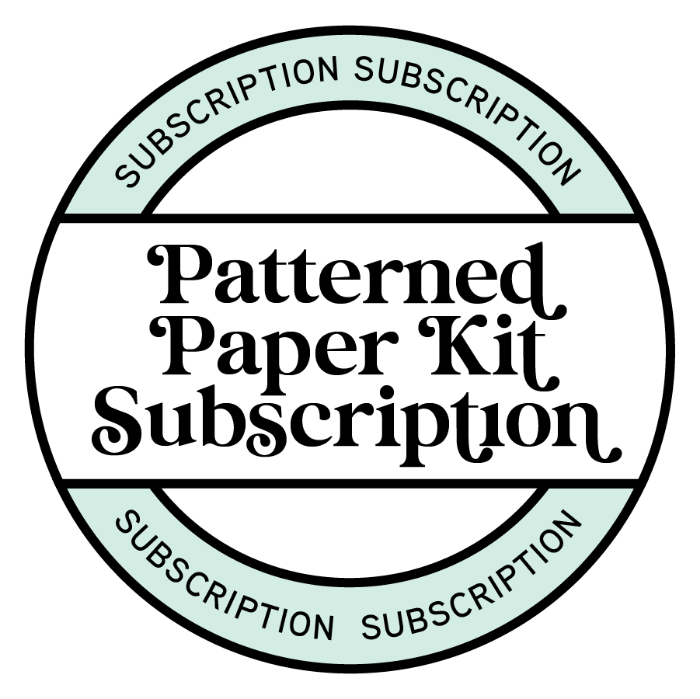 Picture of Patterned Paper Kit Monthly Subscription 