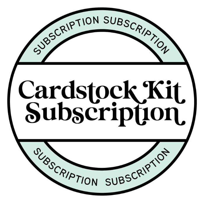 Picture of Cardstock Kit Monthly Subscription