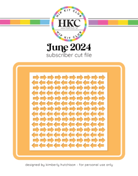 June 2024 Arrow Background Cut File