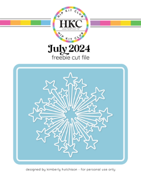 July 2024 Starburst Cut File (Free when registered)