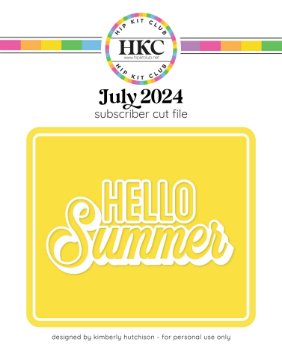 July 2024 Hello Summer Cut File