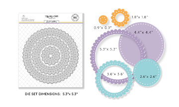 Stitchable Scallop Circle Ne