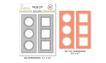Stitchable Frame Trio Metal Di