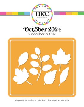 October 2024 Fall Leaves Cut File