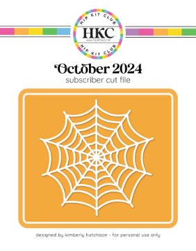 October 2024 Spider Web Cut File