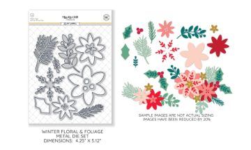 Winter Floral Die Set