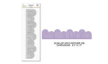 Scalloped Arch Border Die