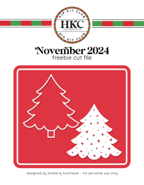 November 2024 Christmas Tree Cut File (Free when registered)