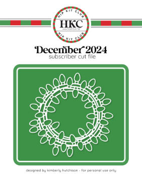 December 2024 Christmas Lights Cut File (Free when registered)