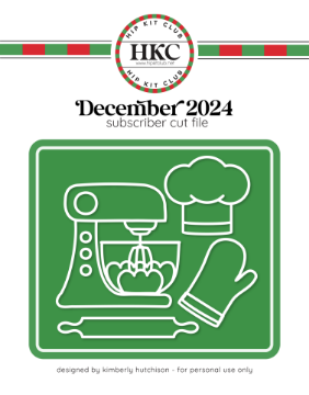 December 2024 Holiday Baking Cut File