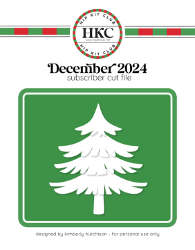 December 2024 Layered Christmas Tree Cut File