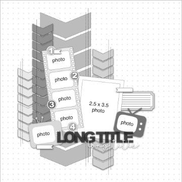 7 - Adventure Awaits: A Dynamic Chevron & Filmstrip Sketch!