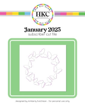 March 2025 Fluttering Butterflies Cut File