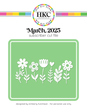 March 2025 Spring Blooms Cut File