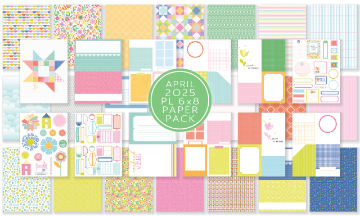 April 2025 Pocket Life Cards and Ephemera Shapes