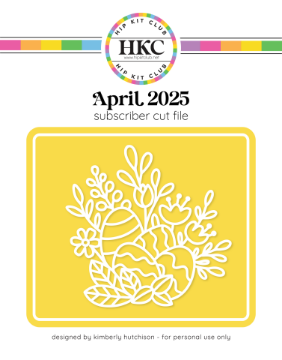 April 2025 Easter Eggs Cut File