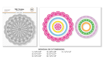 Nested Eyelet Circle Metal D