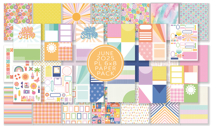 June 2025 Pocket Life Cards and Ephemera Shapes