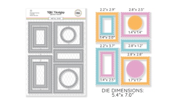 Postage Stamp Frames Metal D