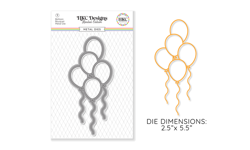 July 2025 Balloon Bouquet Metal Die