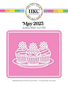 May 2025 Daisy Cupcakes Cut FIle