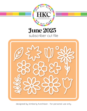 June 2025 Summer Blooms Cut FIle