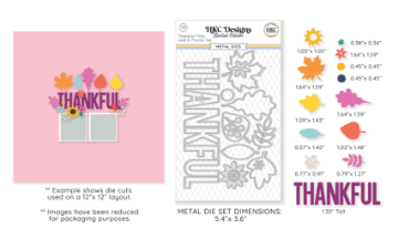 Thankful Metal Die Set