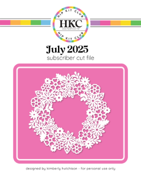 July 2025 Posey Wreath Cut FIle