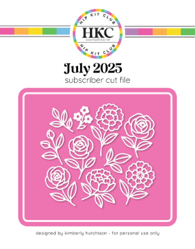 July 2025 Roses And Peonies Cut FIle