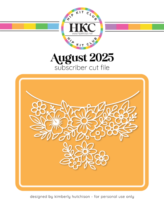 Picture of August 2025 Tropical Bunting Cut FIle