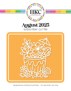 August 2025 Tropical Coconut Cut FIle