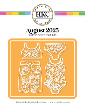 August 2025 Tropical Swim Suits Cut FIle