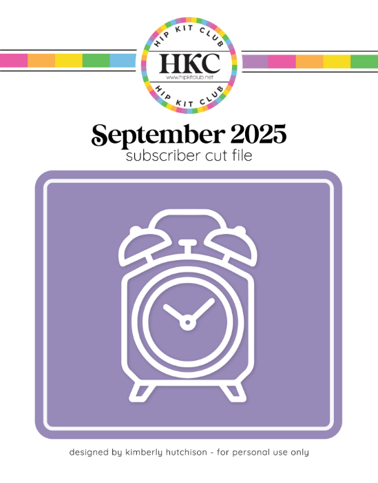 Picture of September 2025 Alarm Clock Cut FIle