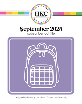 September 2025 Backpack Cut FIle