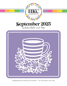 September 2025 Coffee and Fall Leaves Cut FIle