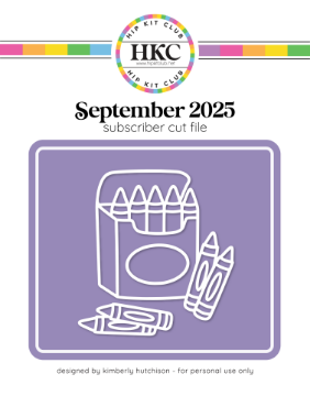 September 2025 Crayons Cut FIle