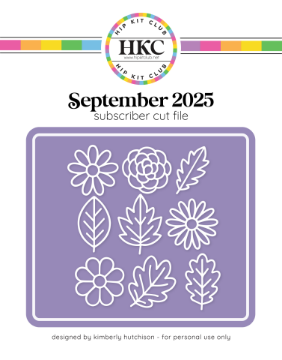 September 2025 Fall Flowers and Leaves Cut FIle